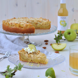 Claudias Apfel-Limetten-Kuchen setzt das PONA Apfel Limette absolut in Szene. Die perfekt Kombination für ein erfrischendes Dessert!