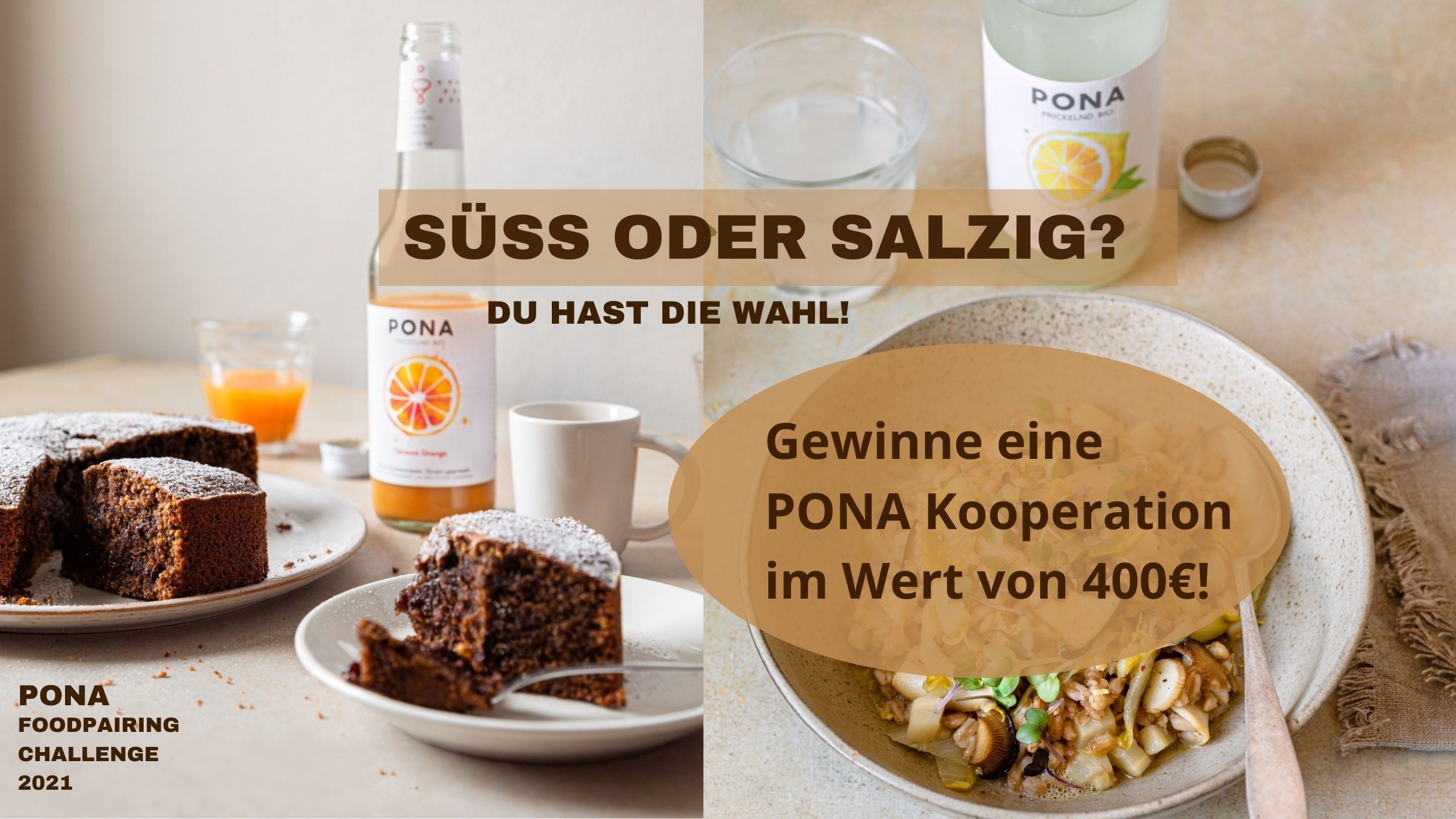 Jetzt mitmachen und gewinnen: PONA Foodpairing Challenge 2021!